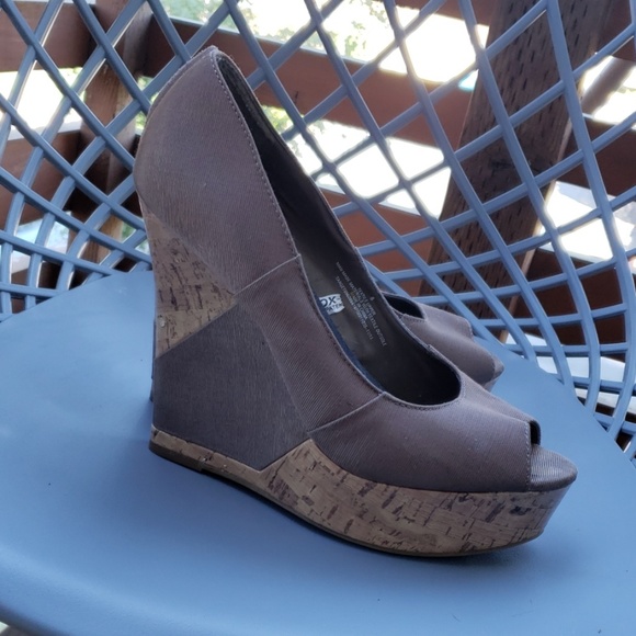 Mossimo Supply Co. Shoes - Taupe Brownstone wedges